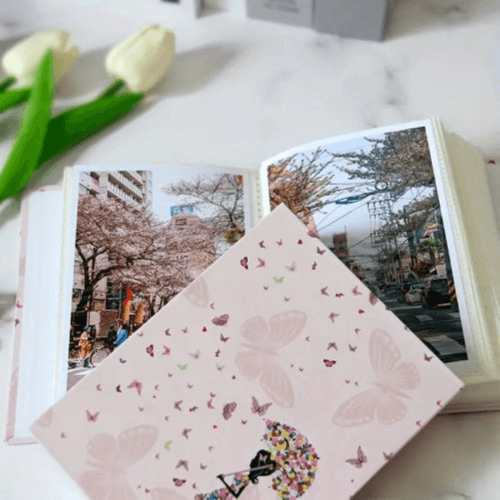 Simple 6-inch photo album with 100 photos