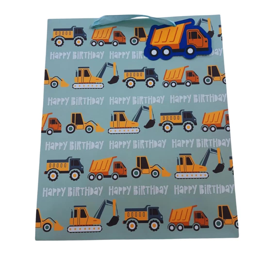 Truck Hbd 2 Gift Bag (10x12x5)