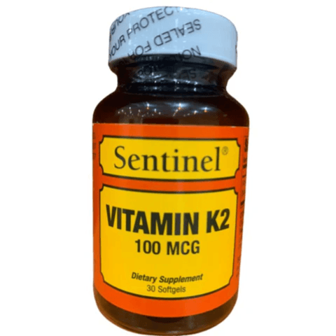 SENTINEL VITAMIN K2 100MCG 100 SOFTGELS