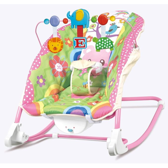 Infant-to-toddler Baby Rocker with 12 wonderful song. Bluecare no 68127