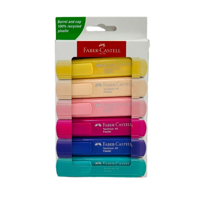 Faber Castell Highlighter Pastel 1x6