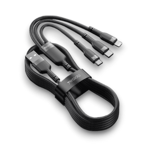 YESIDO _ 3 IN 1 CABLE 3A ( CA91)