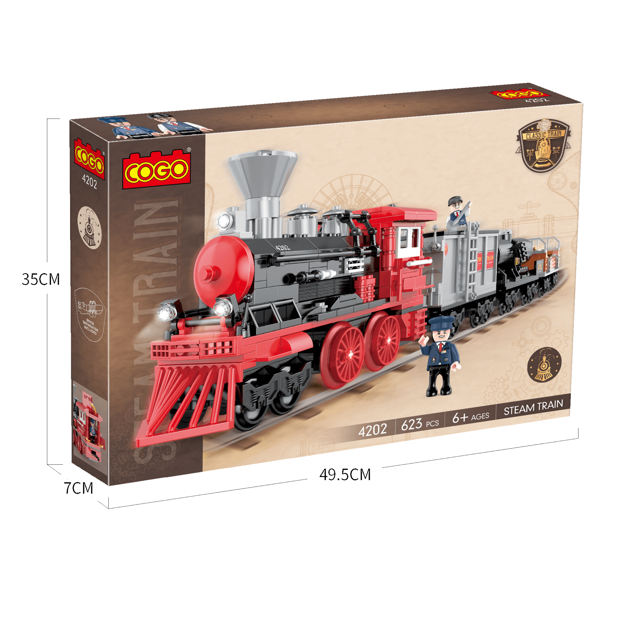 Classic Steam Train Model