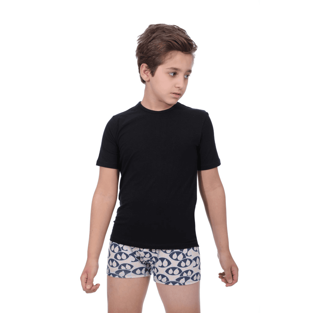 Boys' Short Sleeve Crew Neck T-Shirt - DICE