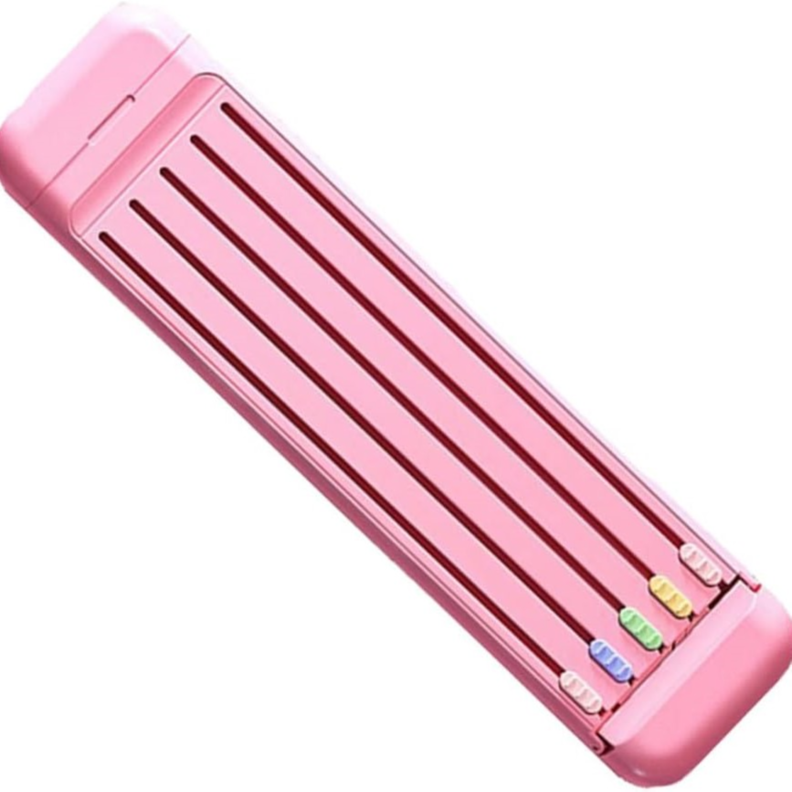 3 In 1 Pencil Case (Pink)