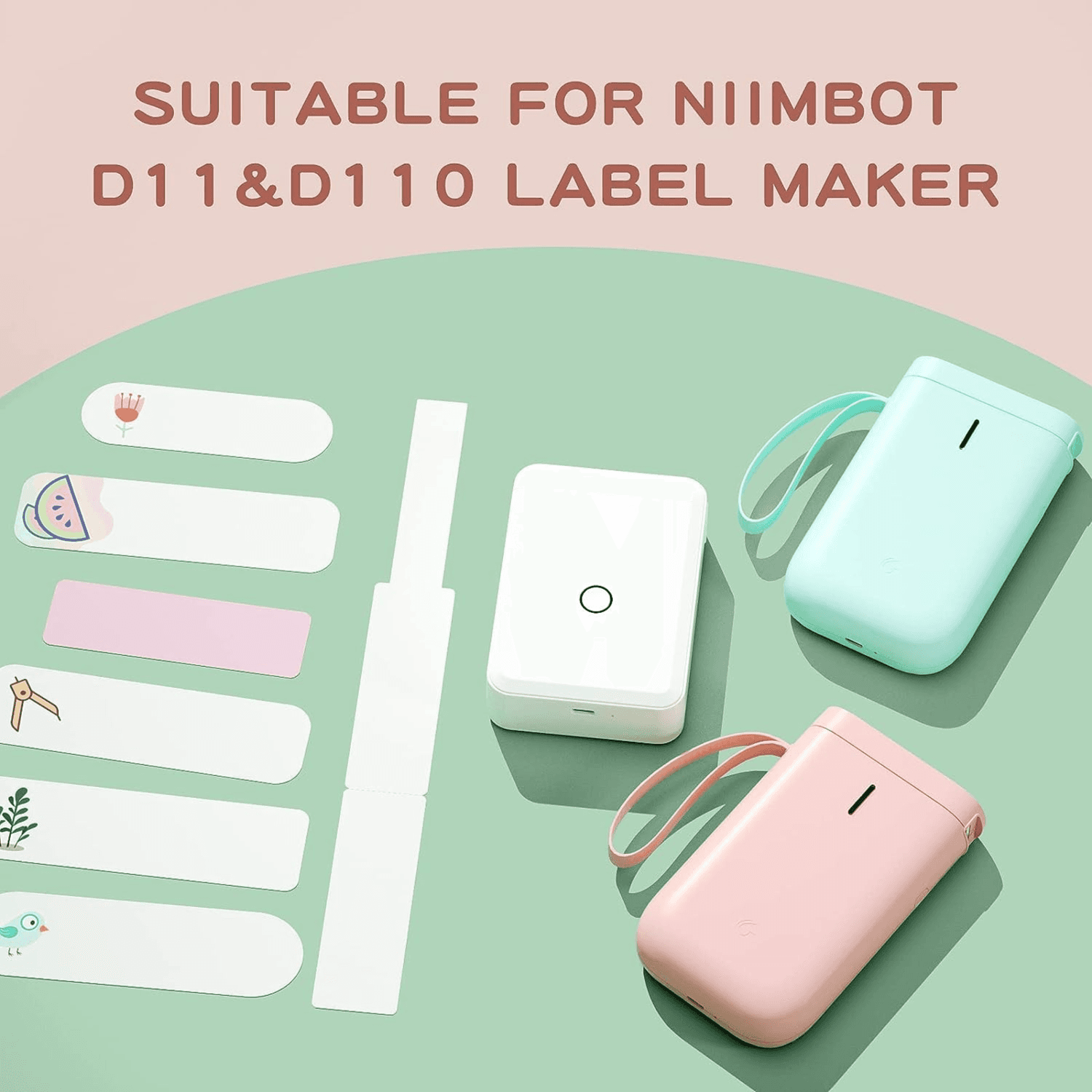 NIIMBOT - D11 Color Label Paper Rolls (12*40mm) - 160 Labe (Blue)