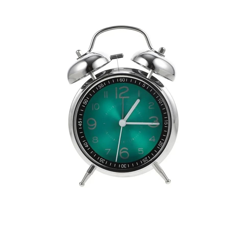 Alarm Clock Double Bell Deep Sleep Green