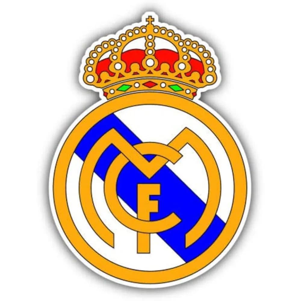 Metal Sticker Logo Real Madrid