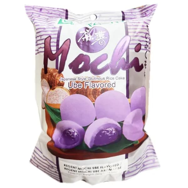 Regent Mochi Ube Rice Cake 8X10X24Gm