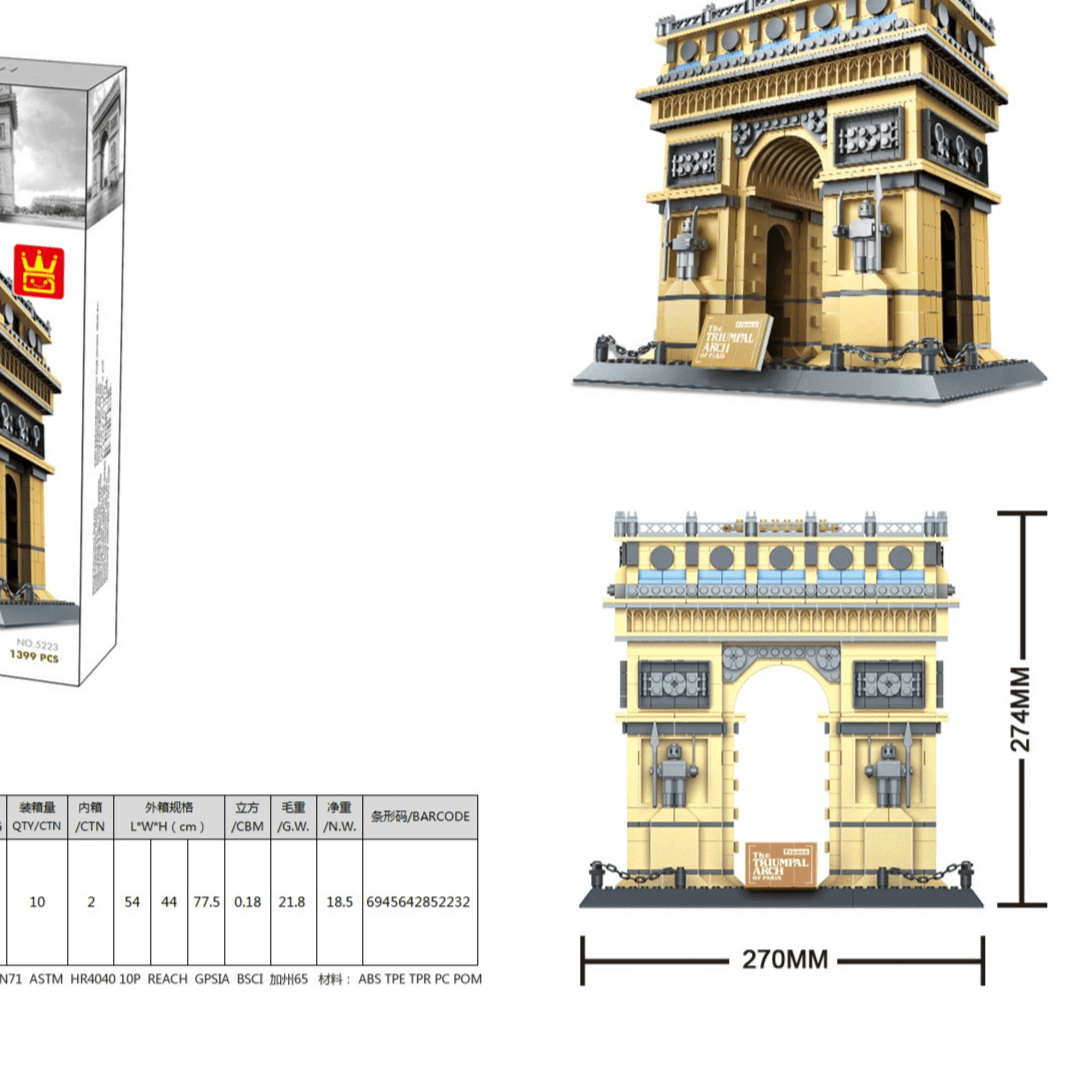 The Triumphal Arch Of Paris-france (Architecture Series Collection)