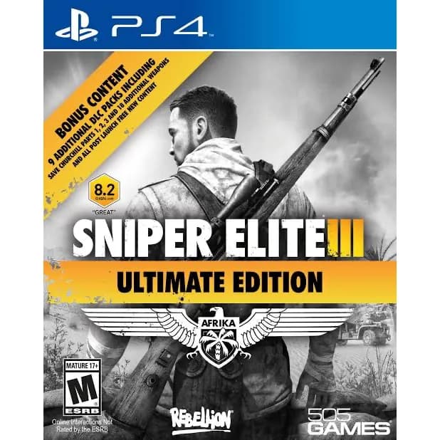 PS4 SNIPER ELITE 3 ULTIMATE EDITION 