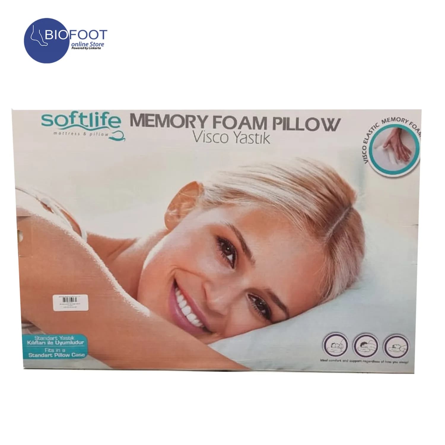 Softlife Visco Elastic Memory Foam Pillow