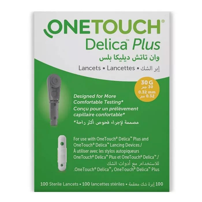 Onetouch Delica Plus Lancets 100'S