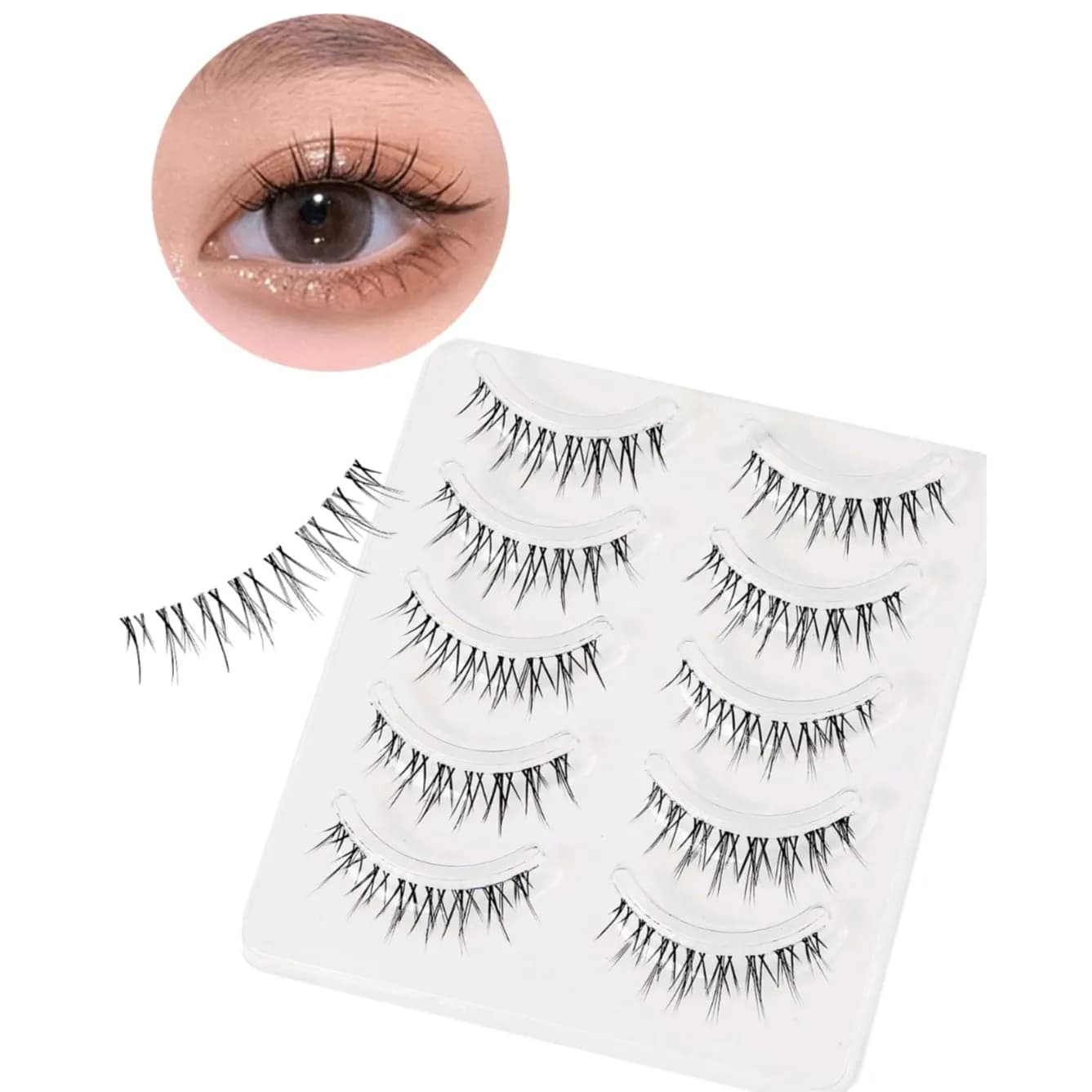 FALSE LASHES 5 PAIRS