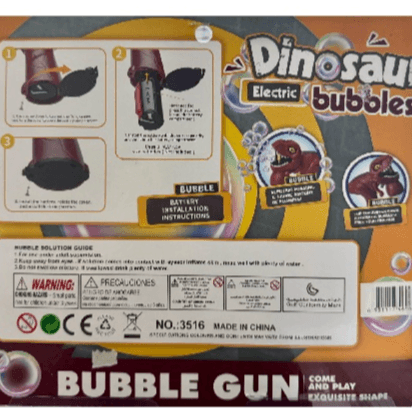 Electric Bubble Gun (Lighting Effect) - Dinosaur Maroon No.3516
