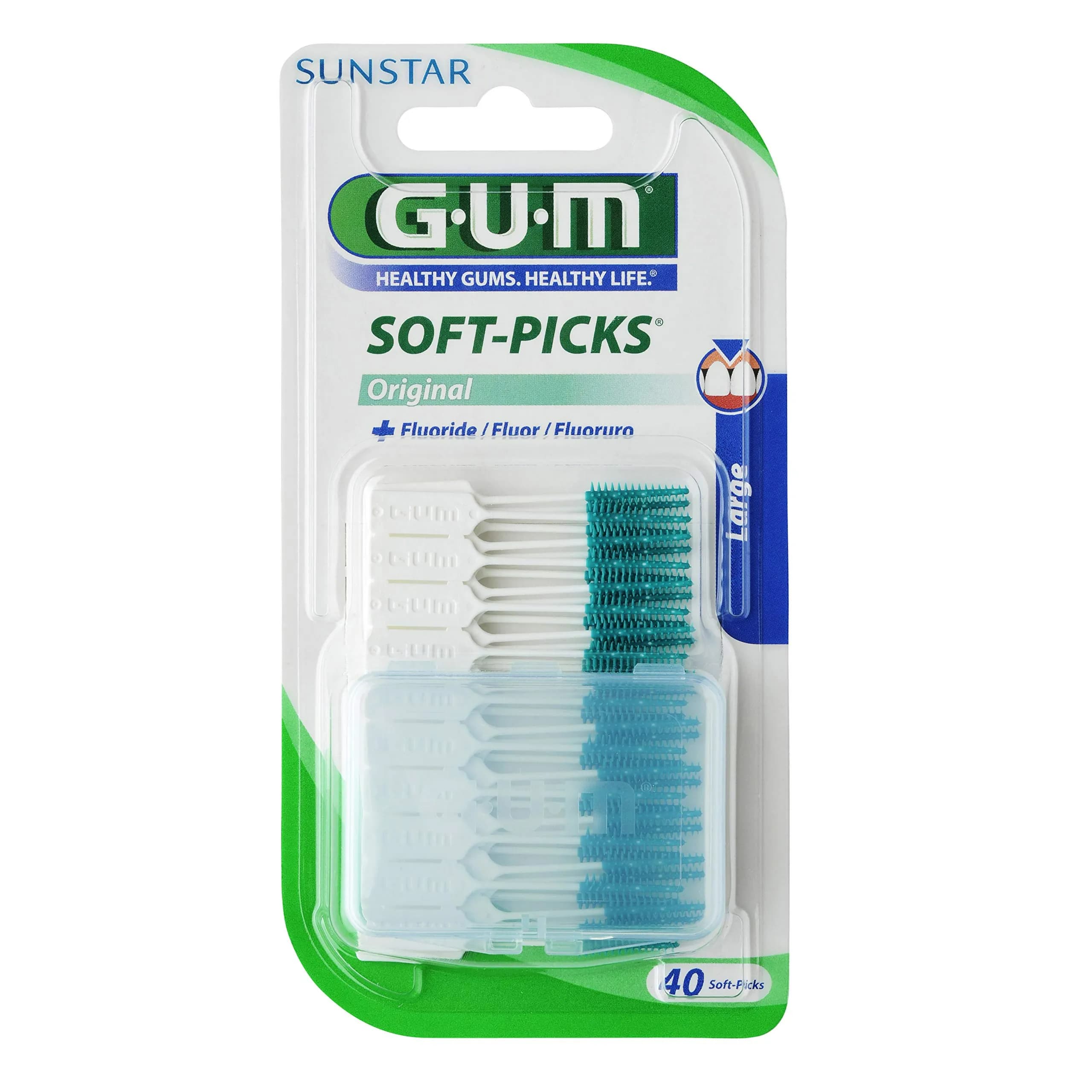 Gum Soft Picks Original L 40'S