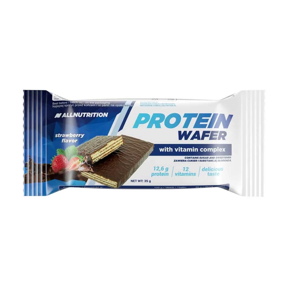 All Nutrition Protein Wafer with Vitamin Complex Strawberry Flavoured 35g