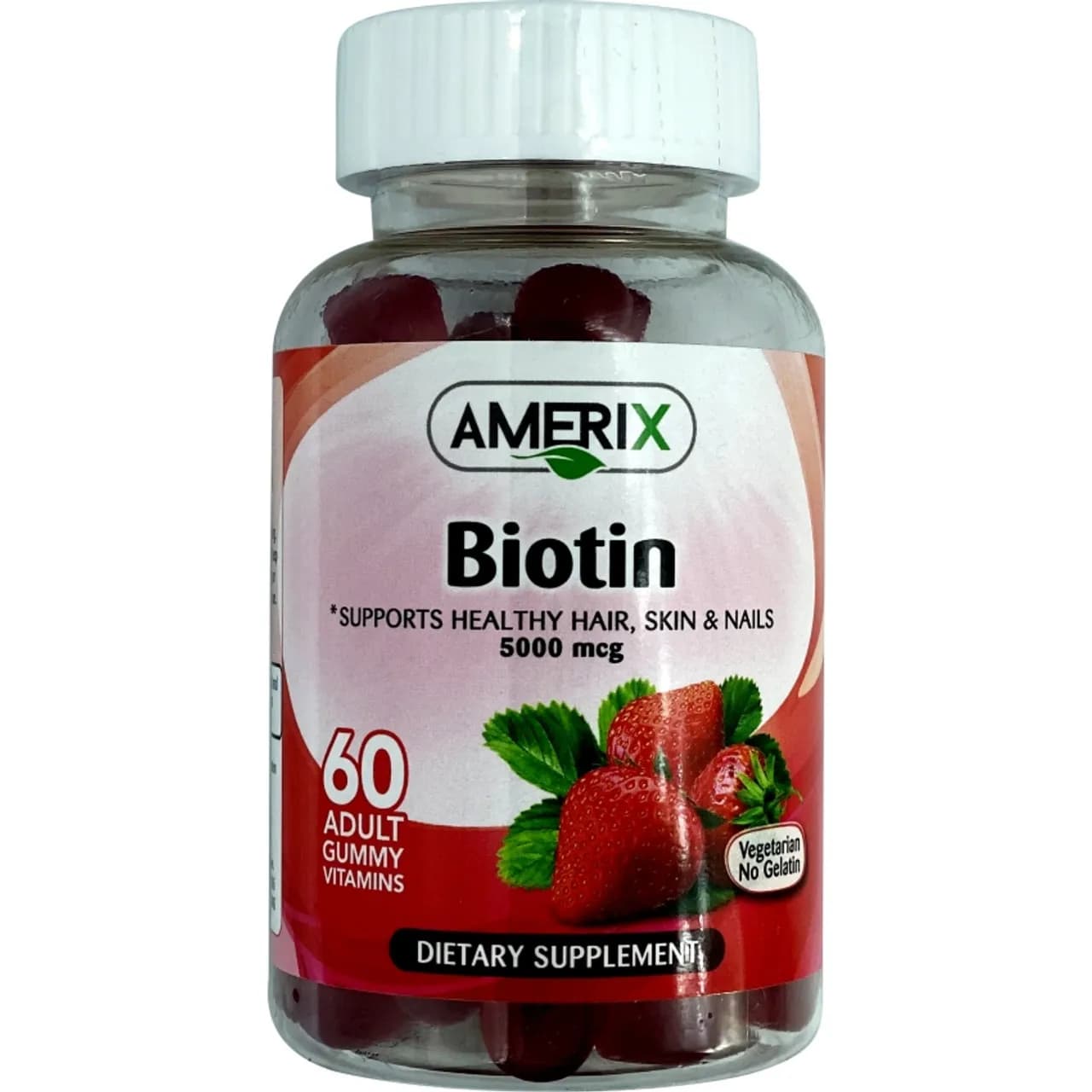 Amerix Biotin 5000 mcg 60 gummies