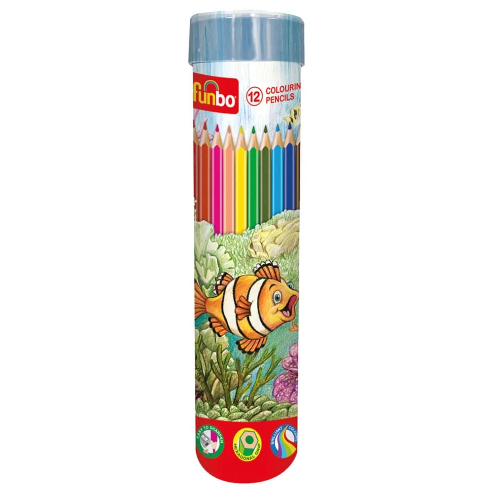 Funbo Colouring Pencil 1x12 001