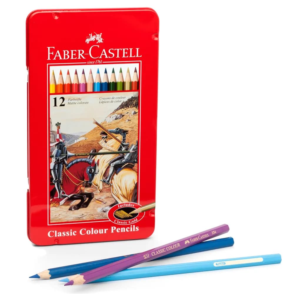 Faber Castell Classic Colour Pencil 12 Pcs