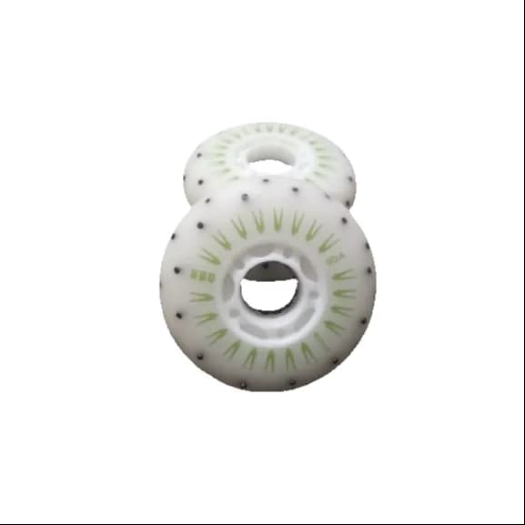 Sparking Led Wheels 80 Mm 90 A Light Green Color