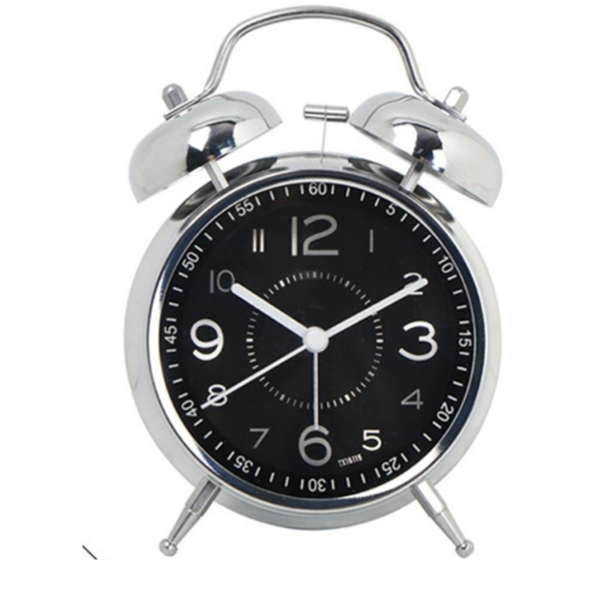 Alarm Clock Double Bell Black