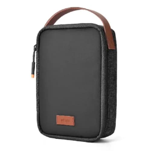 WiWU Minimalist Travel Pouch for Electronics Accessories-Black