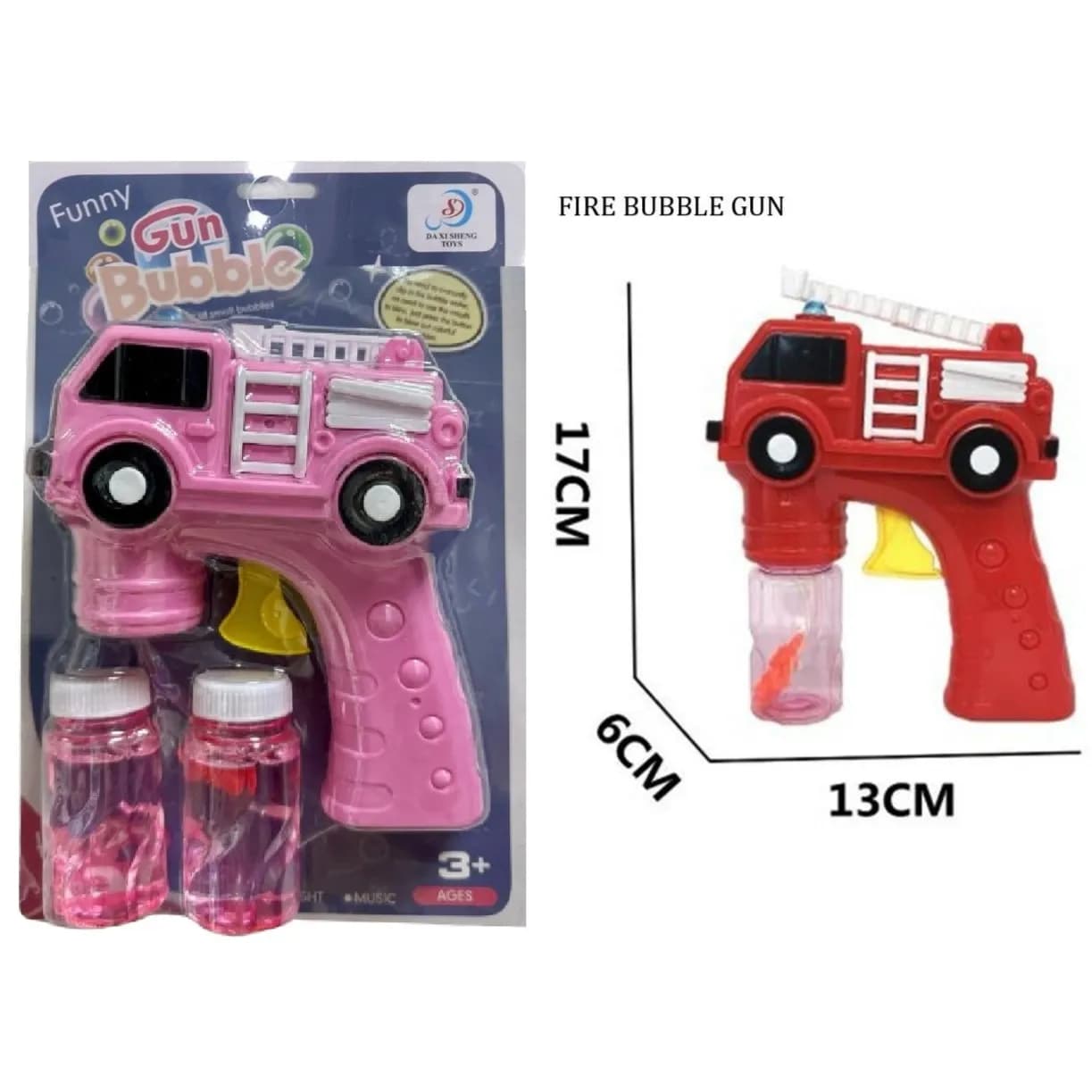 Bubble Gun - Truck Pink No.6316