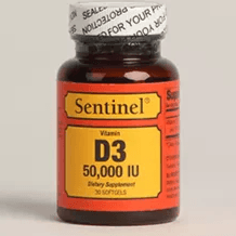 Sentinel vitamin D3 50000