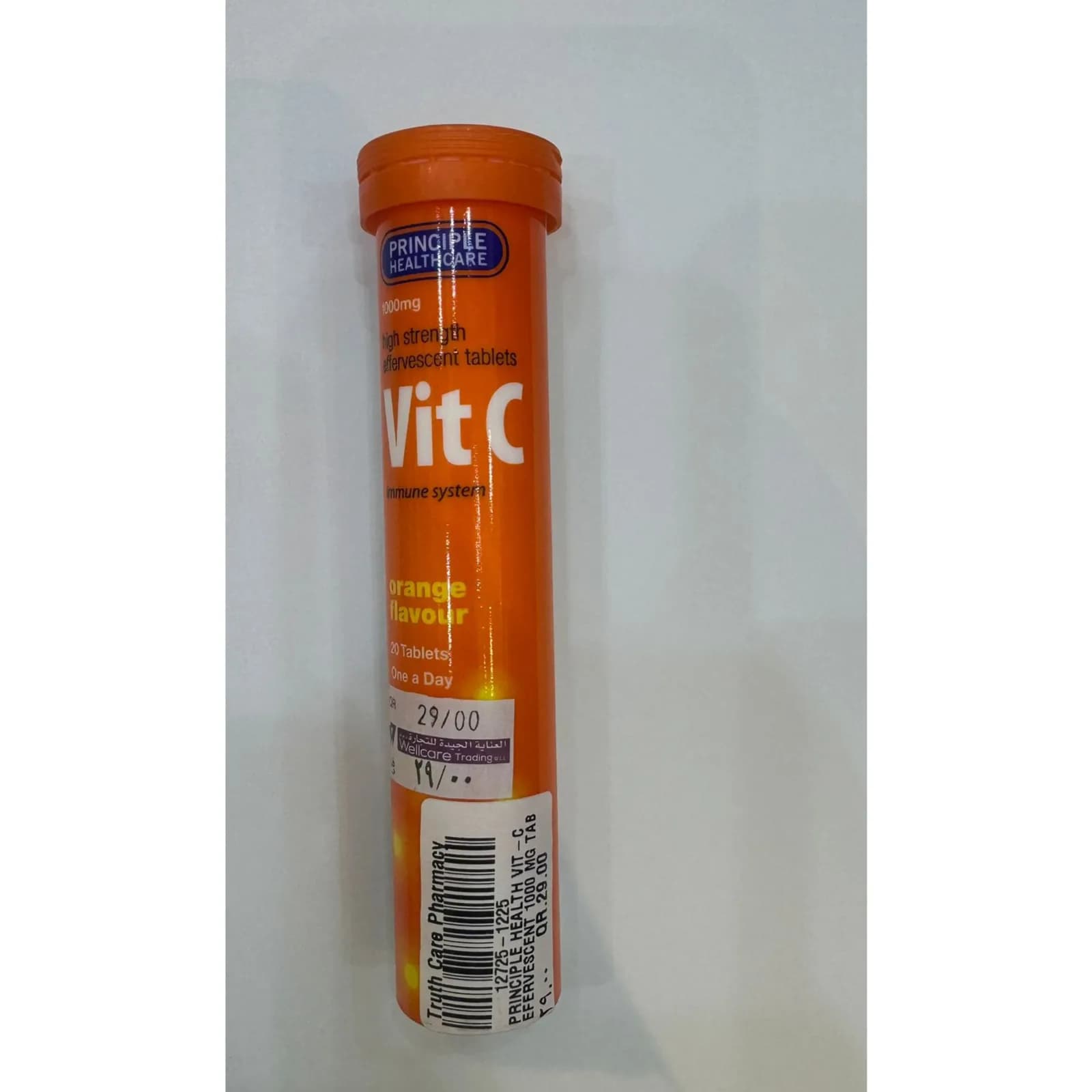 Principle Health Vit-C Efervescent 1000 Mg Tab 20 S