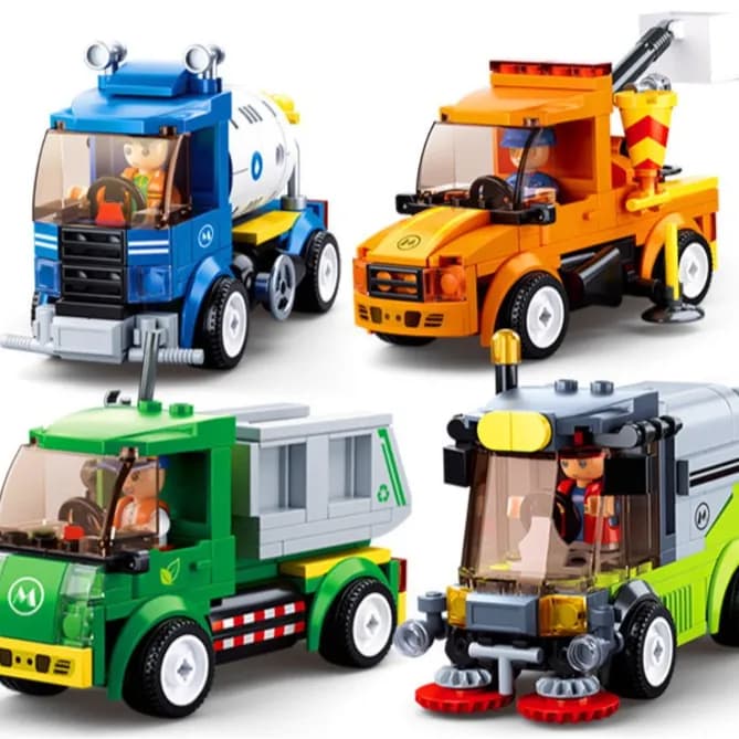 Mini Simulated City (Municipal Vehicle) / Collection "A, B, C, D"