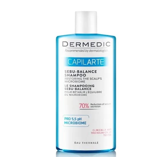 DERMEDIC CAPILARTE SEBU-BALANCE SHAMPOO RESTOREING THE SCALP'S MICROBIOME  300ML