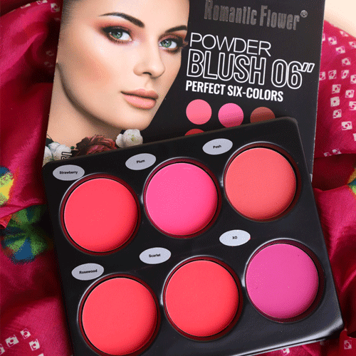 Romantic Flower Powder Blush Palette