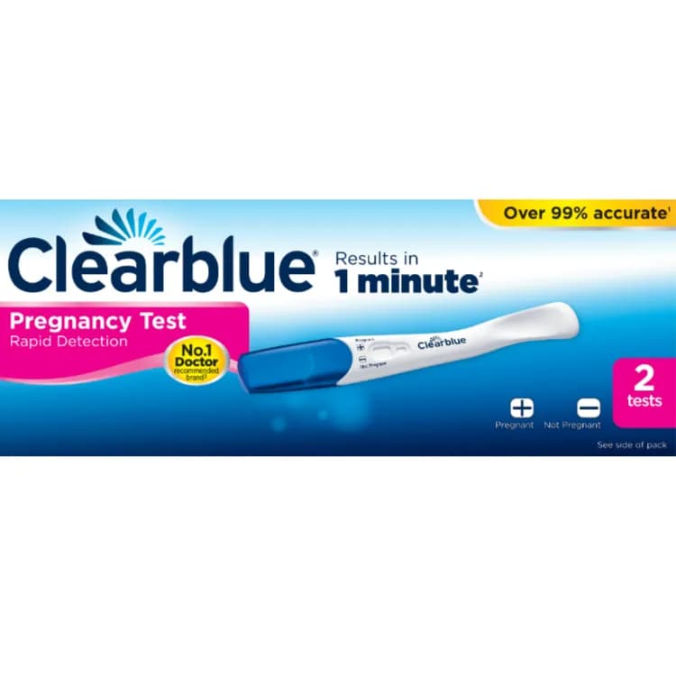 Clearblue Rapid Pregnancy Test 2 Tests