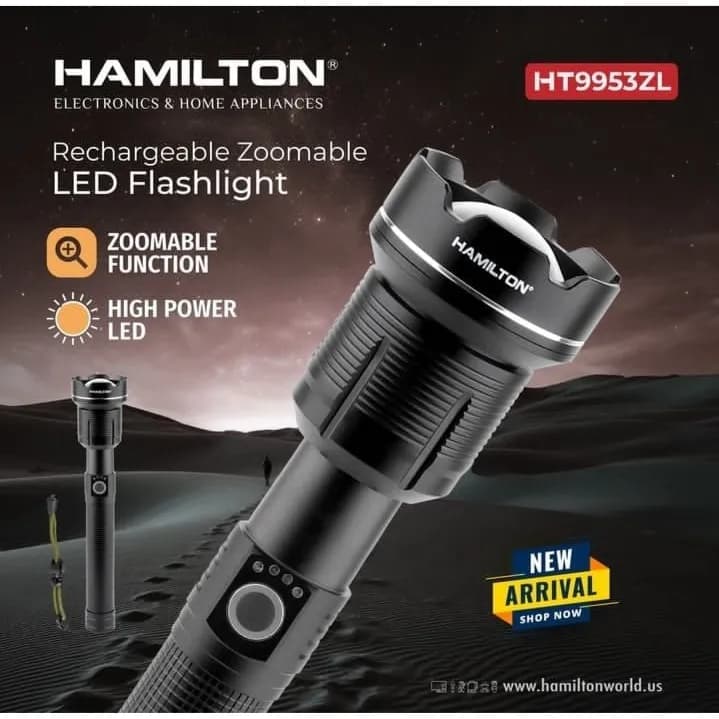 Hamilton Rec.flashlight 5mode 20w Led Ht9953-zl