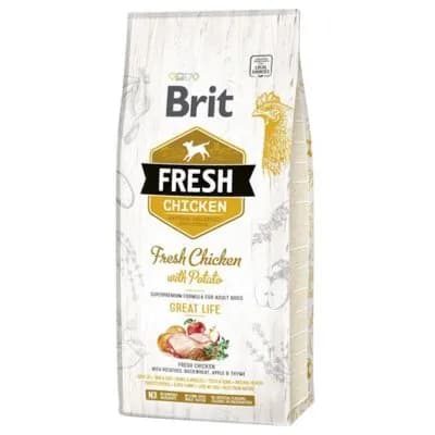 Brit Fresh Chicken with Potato Adult Great Life 2,5 kg