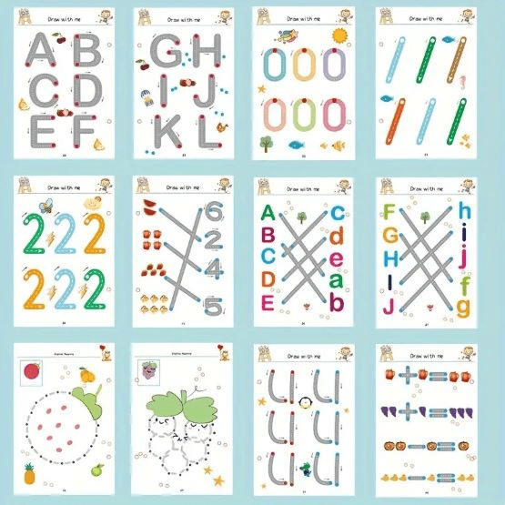 Montessori Magic Practice Copybook Set