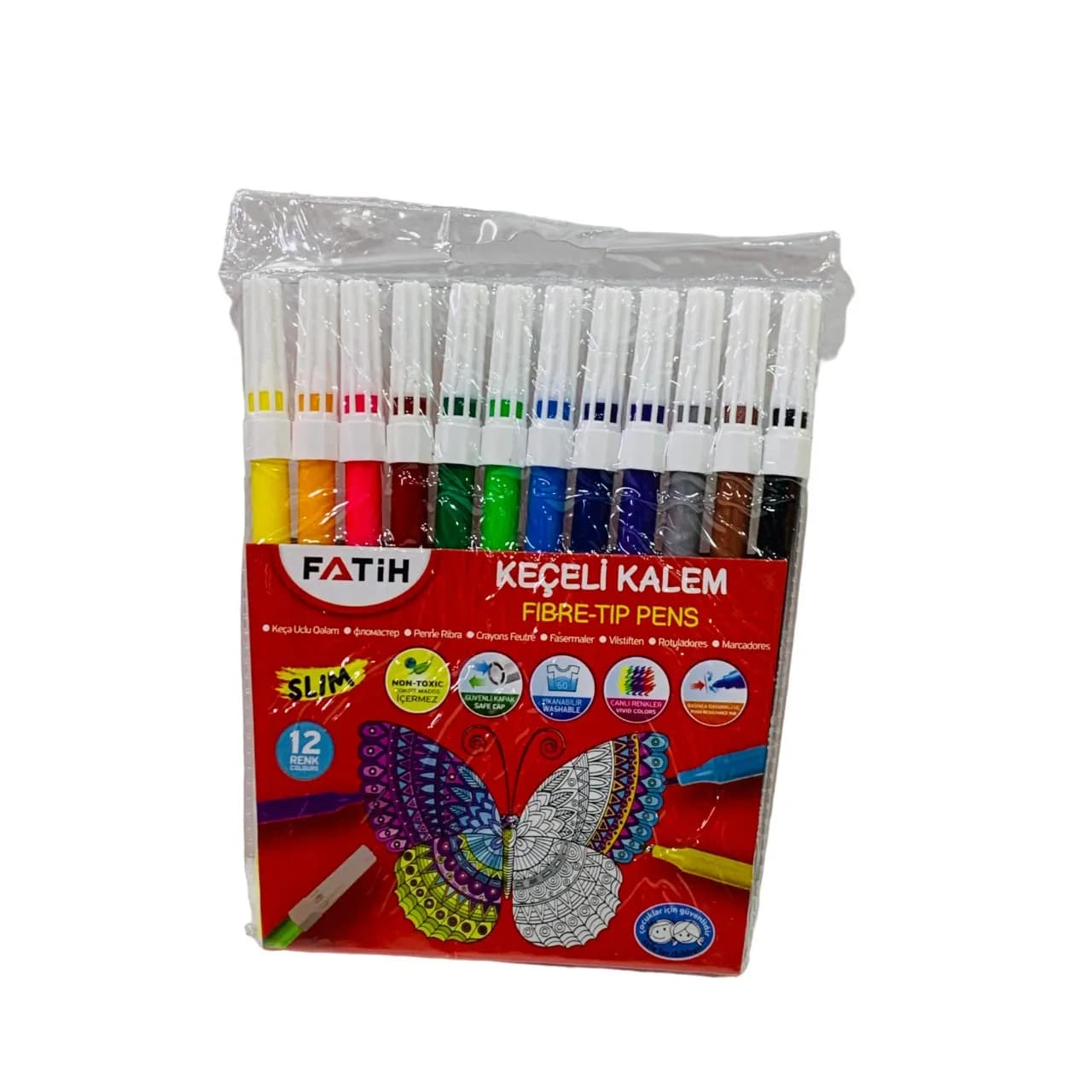 Fatih Fibre Tip Pens 1x12 