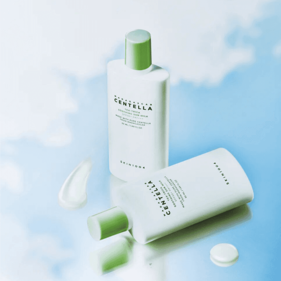 حليب الشمس المهدئ Tea-Trica من Skin1004، 50 مل