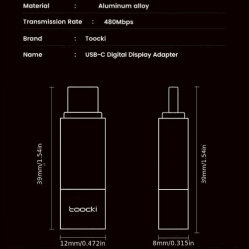 Toocki - USB-C Digital Adapter