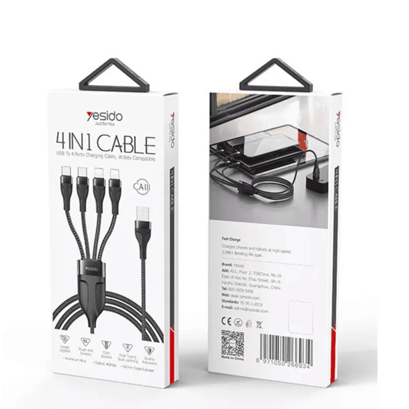 Yesido 4 In 1 Cable Usb