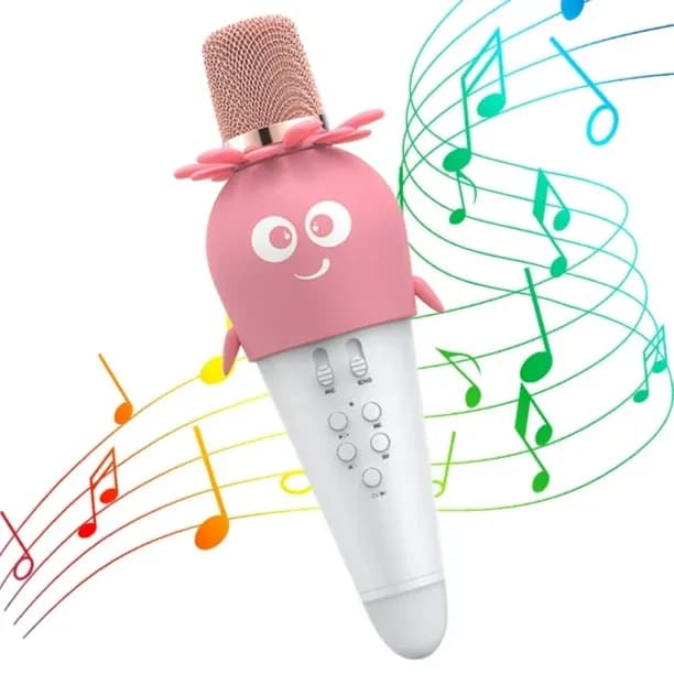 Green Lion Kids Karaoke Microphone - Pink