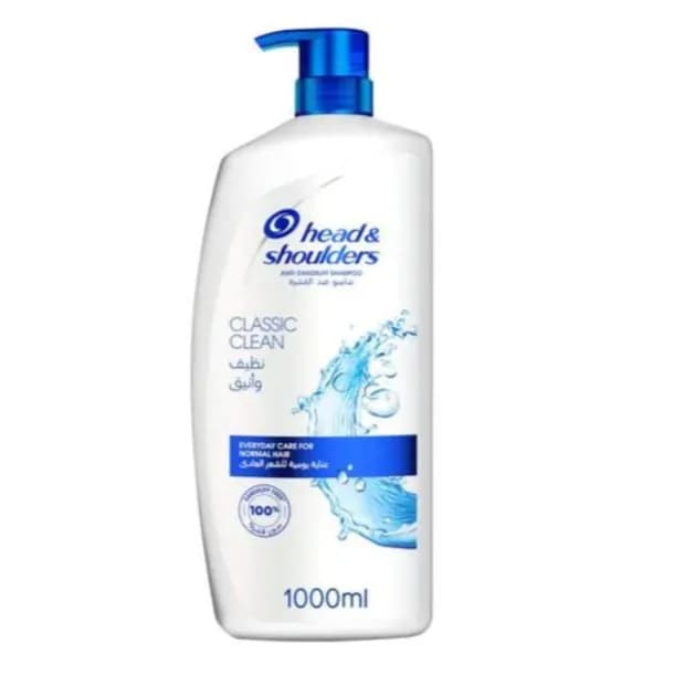 H S Classic Clean Anti-dandruff Shampoo 1 Ltr