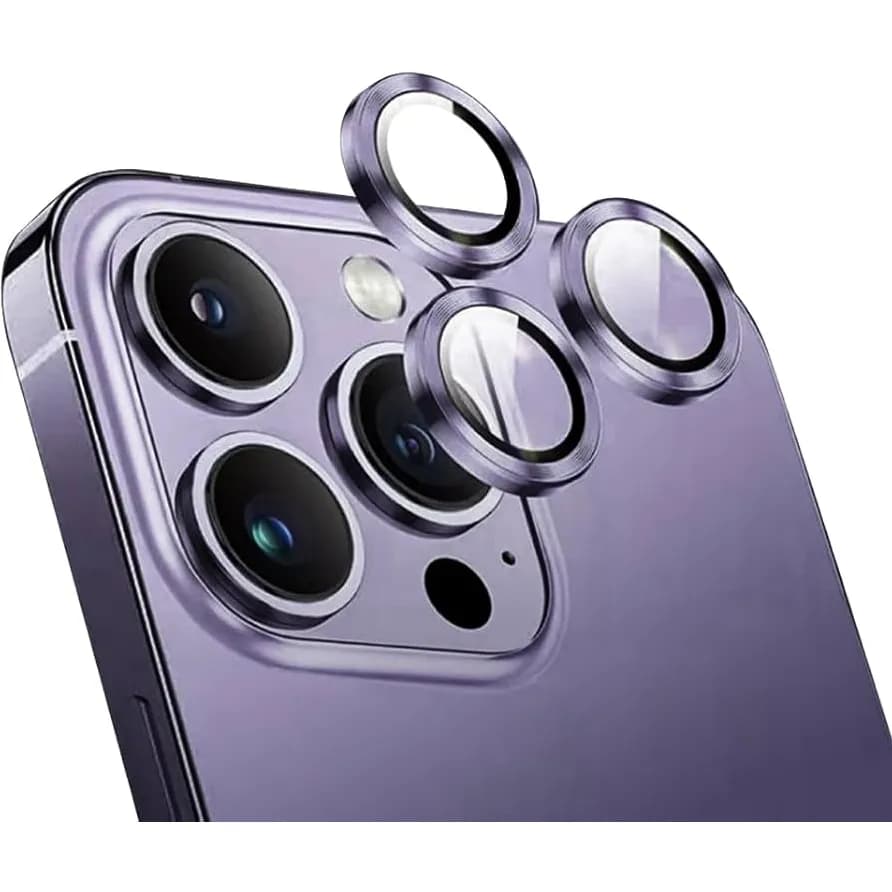 14 promax camera glass purple