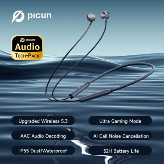 Picun X5 Wireless Headphones,5.3 Wireless Earbuds