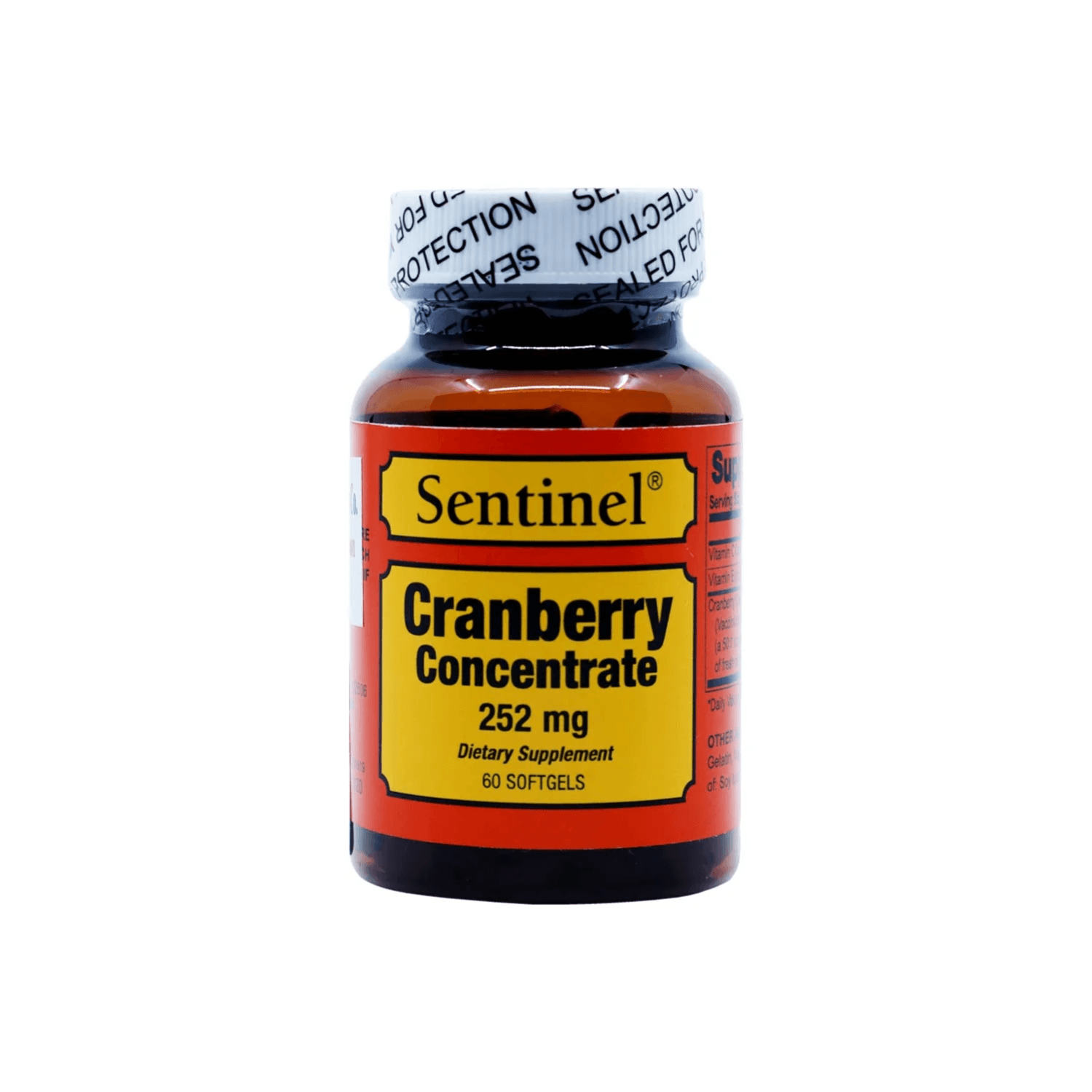 Sentinel Cranberry 252 Mg