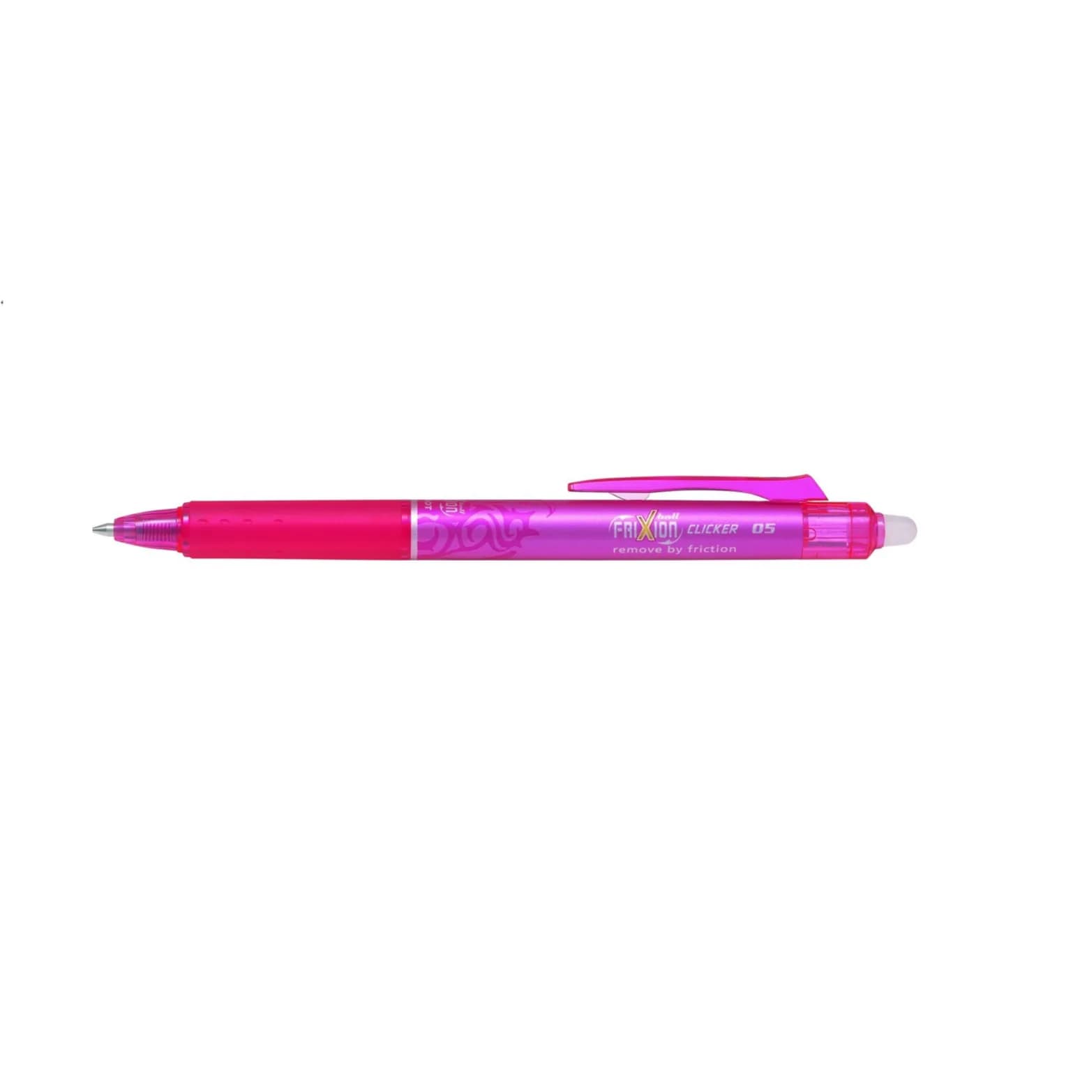 Pilot Frixion clicker erasable pen pink 05