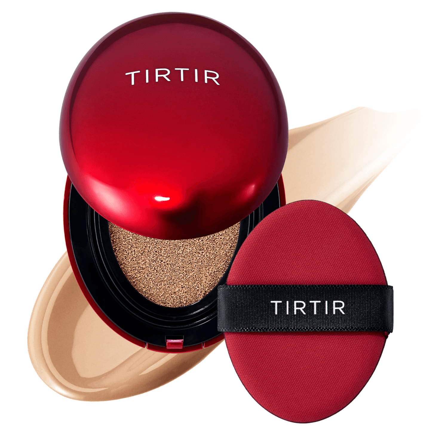 وسادة حمراء مناسبة لقناع TIRTIR- 33N MACCHIATO 18G