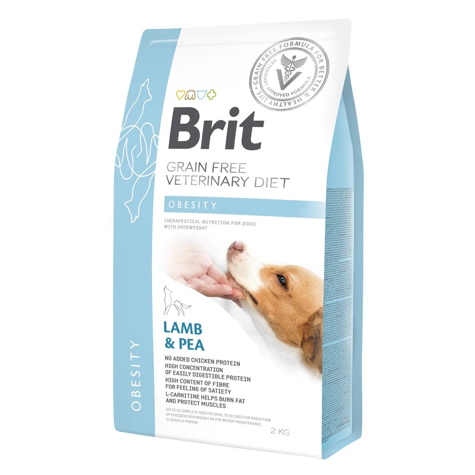 Brit Gf Veterinary Diets Dog Obesity 2 Kg