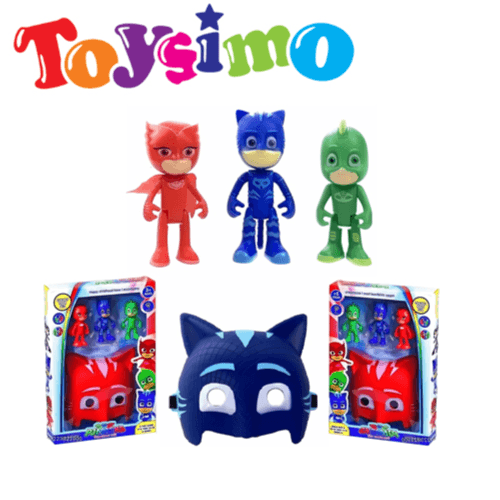 مجموعة شخصيات الحركة 4 في 1 من PJ Mask